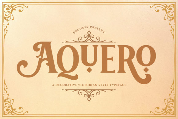 Aquero: Vintage Font for Creative Makers