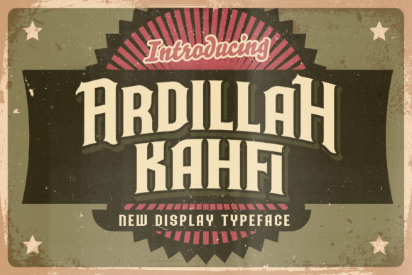 Ardilah Kafi: A Vintage Font for Business Style