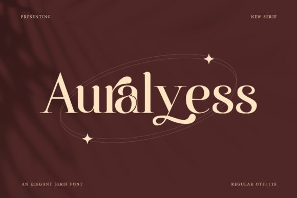 Auralyess: Elegant Serif for Editorial Design