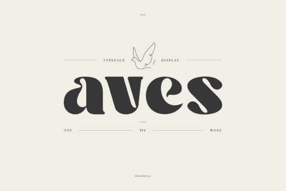 Aves: A Serif Font for Editorial Excellence