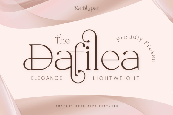 Dafilea Font: Elegant Serif for Business