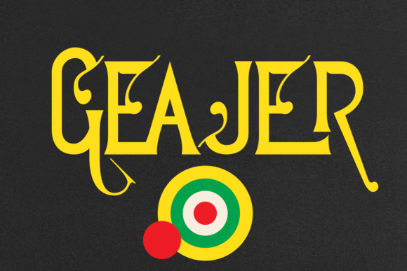 Geajer: Modern Serif Font for Branding