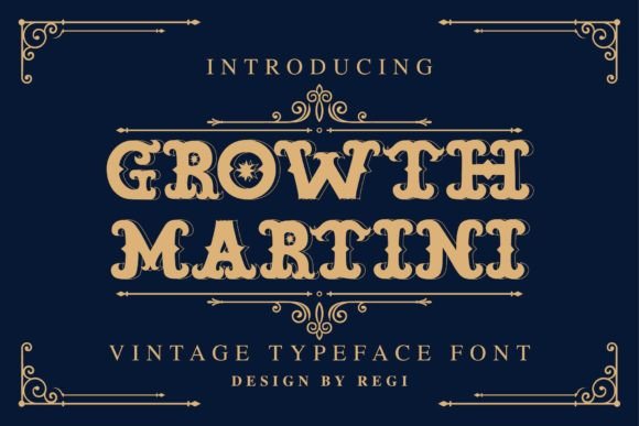 Growth Martini Font for Bold Campaigns