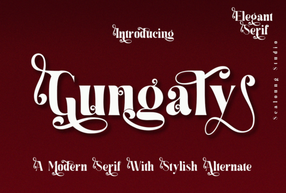 Gungaly Font: Playful Elegance for Web Design
