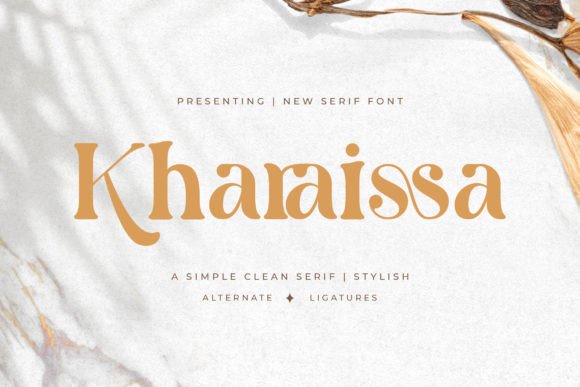 Kharaissa: A Serif Font for Web Design