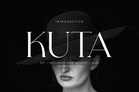 Kuta: A Modern Serif Font for Creative Makers