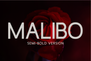 Malibo Semi-Bold: A Stylish Sans Serif