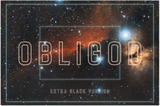 Obligod Outline Extra Black: A Bold Sans Serif for Modern Branding