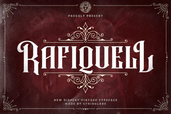 Rafiquell: Vintage Font for Creative Branding