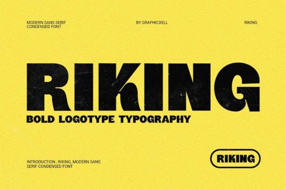 Riking: A Modern Font for Refined Design