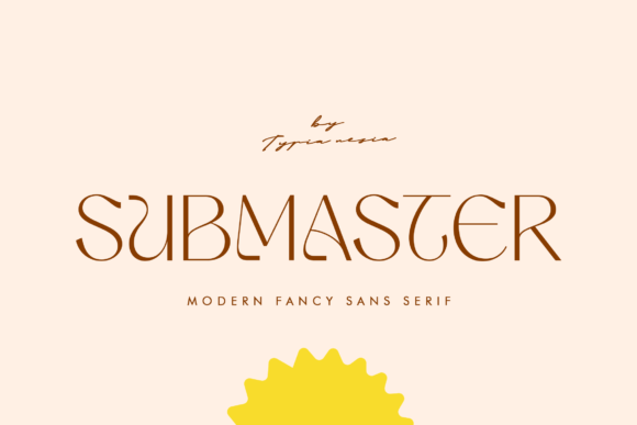 Submaster – Elegant Sans Serif Font