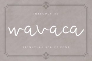Wavaca: Elegant Script for Craft Creators