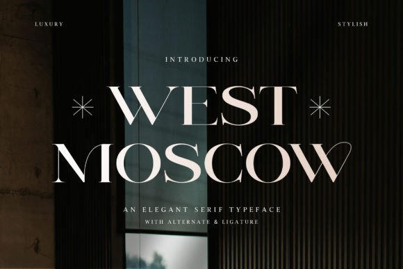 West Moscow Font for Creative Projects