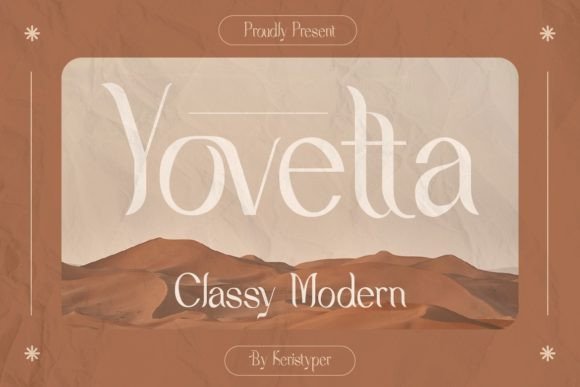 Yovetta: A Elegant Sans Serif