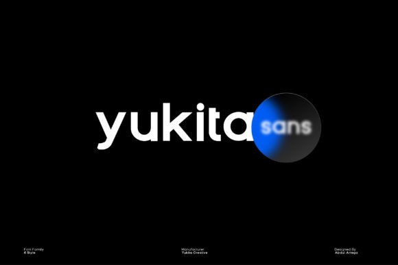 Yukita: A Clean Font for Creative Makers
